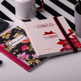 Diaries, notebooks, notepads are printed by BiroGraf