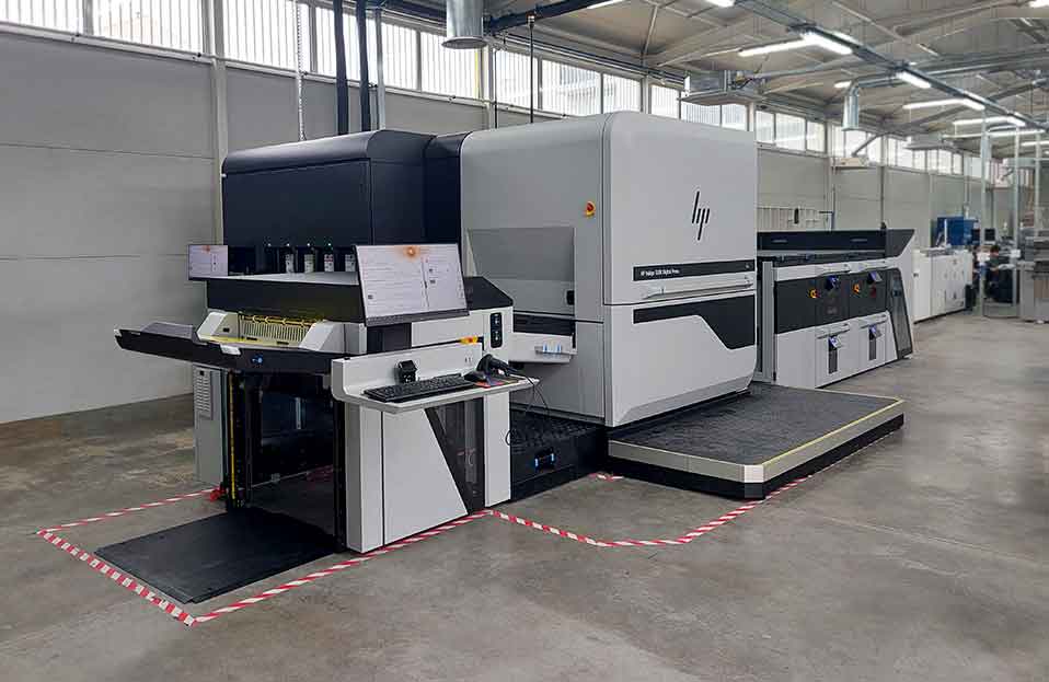Digital printing HP Indigo 120K Birograf printing house
